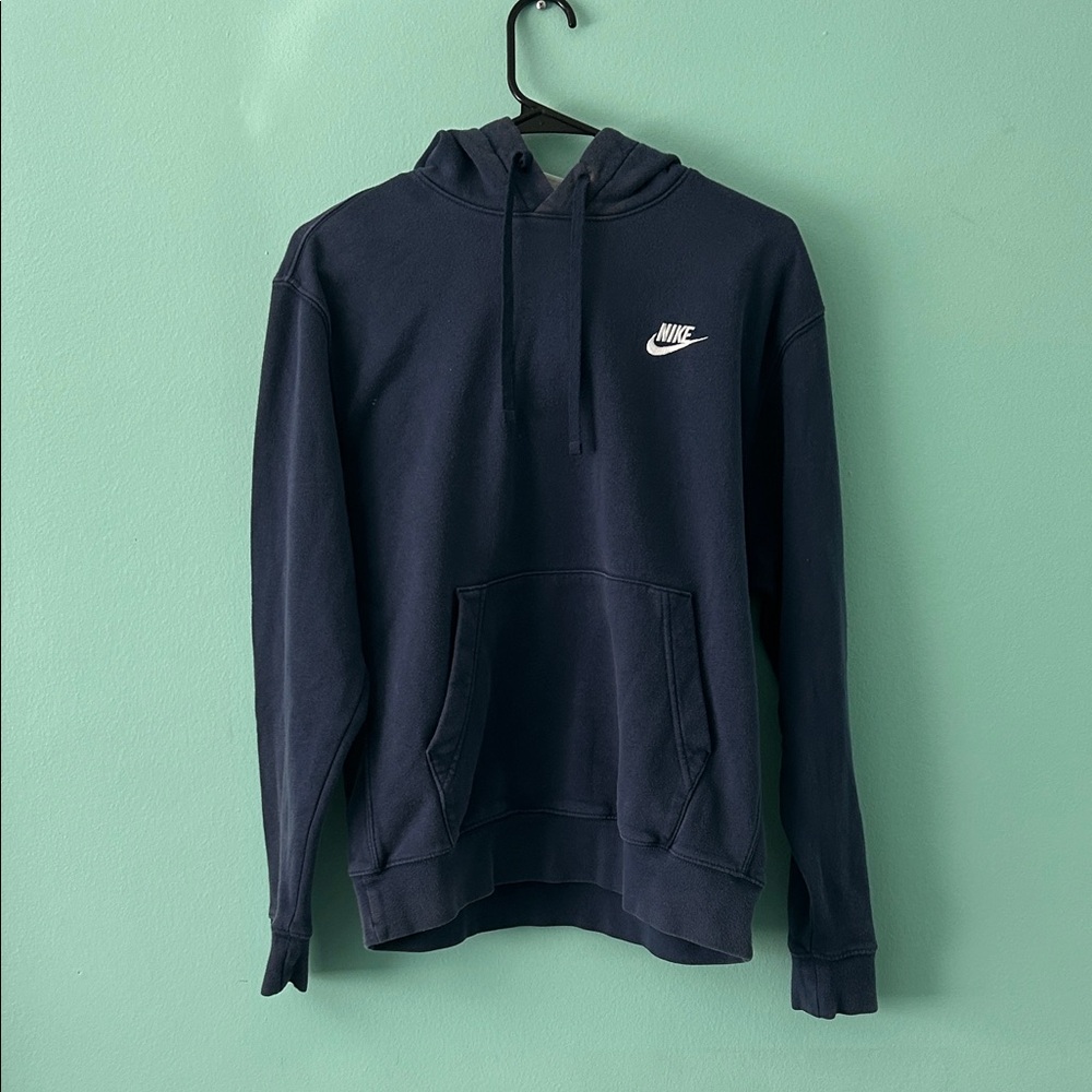Nike Men's Dark Blue Hoodie